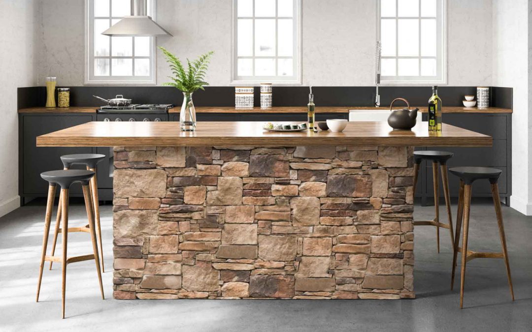 Horizon Stone Olde World in Kitchen