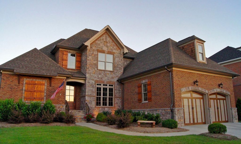 Mix of Stone and Brick Exterior