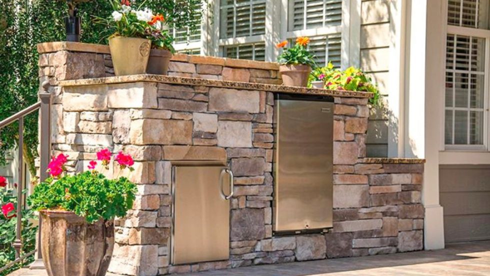 How to Build a Stone Outdoor Kitchen Horizon Stone