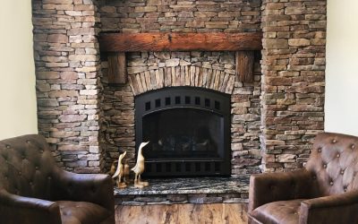  Refacing a Fireplace with Stone Veneer